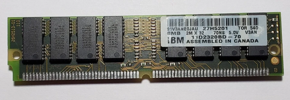 *IBM 11D2320BD-70 2MX32 RAM 72 pines 27H5201 - ARTÍCULO #: HH-0009 Foto 1 de 1