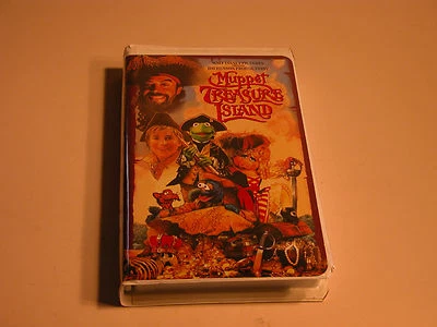 MUPPET TREASURE ISLAND RENTAL COPY CLAMSHELL VHS 7076 WALT DISNEY PICTURES - Image 1 of 4