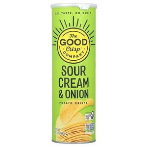 The Good Crisp Sour Cream And Onion Potato Crisps 5.6 Oz - Picture 1 of 2