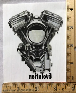 Vintage Harley Davidson Evolution Motor Wärmepresse Aufbügeln T-Shirt Transfer - Bild 1 von 2