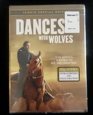 Dances with Wolves Iconic Special Edition DVD Kevin Costner Extra Content NEW - Image 1 of 4