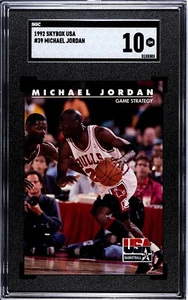 1992 Skybox USA Michael Jordan #39 SGC 10 - Picture 1 of 2