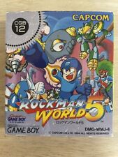 GameBoy ROCKMAN WORLD 5 Megaman Platform Video game software Japanese ver. USED