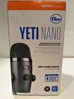 Niebieskie mikrofony Yeti Nano przewodowy mikrofon pojemnościowy - 988-000394 szary