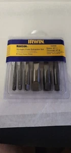 IRWIN 6 PIECE STRAIGHT FLUTE EXTRACTOR SET STI-ST6 53645 - USA MADE - Picture 1 of 3