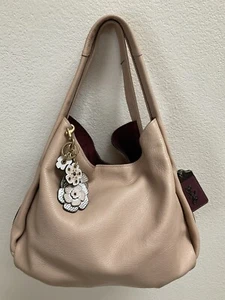 COACH BANDIT HOBO 39 Glovetanned Pebble Leather Handbag Beechwood 86760 - Picture 1 of 12