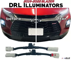 2019-22 Chevy Blazer DRL Illuminators Adapter Accessories - Deluxe - Made In USA - Picture 1 of 8