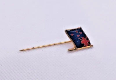 Pin de solapa de bandera de Australia - Pin de esmalte vintage COLECCIONABLE - Recuerdo australiano Foto 1 de 2