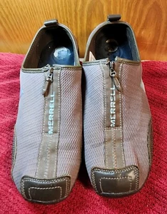 Zapatos deportivos Merrell Barrado de lona con cremallera para mujer talla 9 cantimplora/azul cáscara de huevo - Imagen 1 de 10