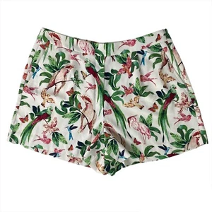 Ann Taylor Womens Birds Of Paradise Shorts Pockets Casual Size 10 - Picture 1 of 10