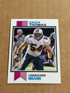 2023 Topps Composite - 1973 Topps Football Chrome #1973-16 Zach Thomas Dolphins  - Picture 1 of 2