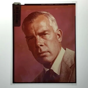 Lee Marvin Headshot Vintage Kodak Film Promo trasparenza 4x5 in - Foto 1 di 2