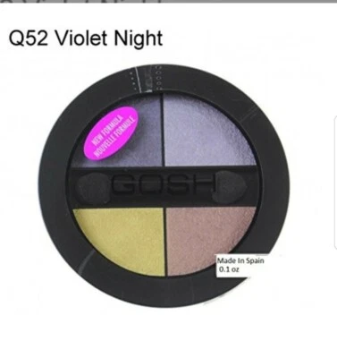 Gosh Copenhagen Quattro Quad Eye Shadow Q52 Violet Night New Sealed Makeup - Image 1 of 2
