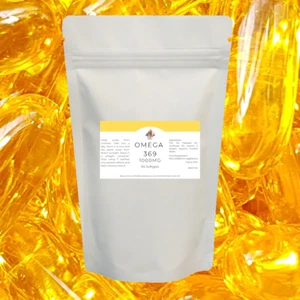 Omega 3-6-9 1000mg Fish Oil - 90 Softgels - High Strength - Nature's Active - Picture 1 of 5