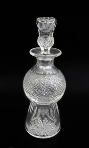 Edinburgh Schottland Kristall geschliffenes Glas 7,75 Zoll herzliche Weinkaraffe in Distel - Bild 1 von 9