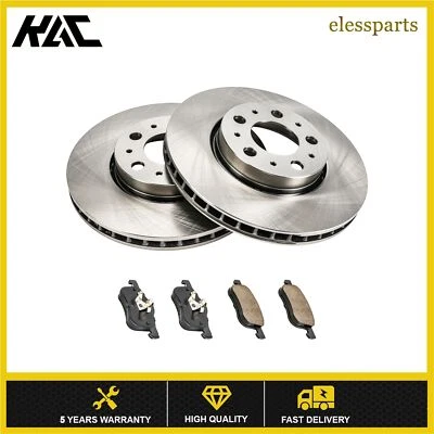 6Pcs Front Disc Brake Rotors & Ceramic Pads For Volvo V70 2001-2005 2006 2007 — 第 1/4 张图片