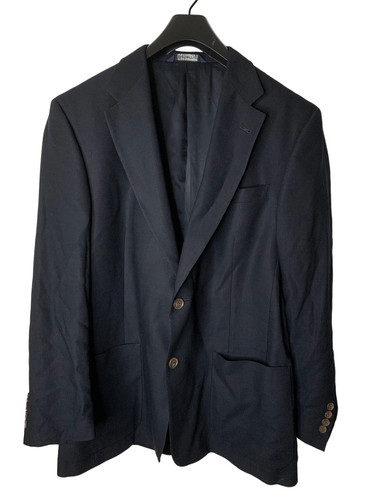 Burberry Vintage Lana Blazer Giacca Uomo Navy 44R