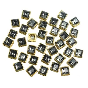 Flatback Stones Kundan Rhinestones Jewelry Making & Embellishment 7MM-25 Pieces - Picture 1 of 19