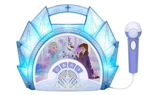 eKids Frozen Bluetooth Karaoke Machine with Built in Music - Picture 1 of 4