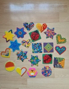 21 x Bügelperlen midi-fertige Motive - Geschenk Idee / Artikel gebraucht - Bild 1 von 5