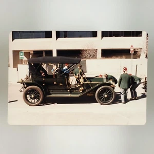 Pierce Arrow 1911 Classic Car Photo 1980s Shriner Parade Auto Show Men A3063 - Picture 1 of 2