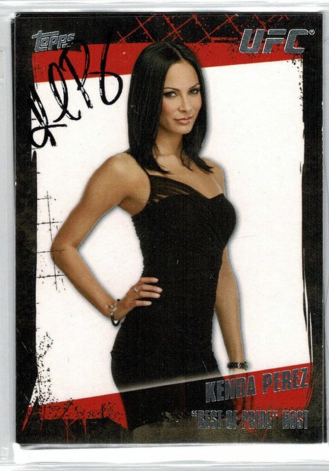 Kenda Perez signed 2010 Topps UFC "Best of Pride" card! #173 Authentic! 12817 - Image 1 of 1