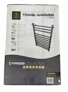 Brandon Basics Scaldasalviette Elettrico da Parete Nero Timer da Incasso - Foto 1 di 5