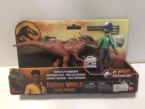 Jurassic World Camp Cretaceous Kenji & Stygimoloch Encounter Pack Chaos Theory - Picture 1 of 3