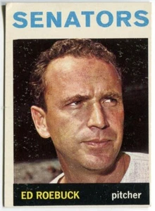 1964 Topps #187 Ed Roebuck Washington Senators - Picture 1 of 2