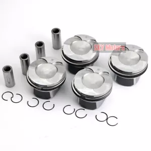 4x Pistons & Rings Set 11:1 Φ84mm Φ22m For BMW 320i 420i 520i F22 F30 F31 N20B20 - Picture 1 of 6