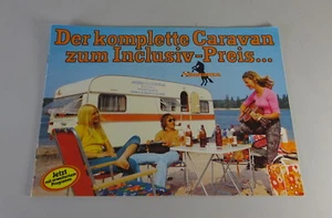Prospekt / Broschüre Bonanza Caravan / Wohnwagen 380 - 530 T Stand 1970er Jahre - Bild 1 von 4