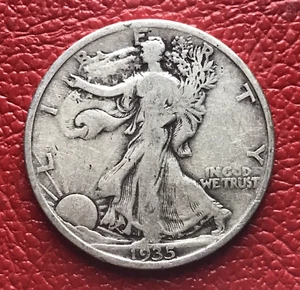 1935 (p) Walking Liberty Half Dollar - Nice Early Circulated Walker - U.S. Münzen - Bild 1 von 4