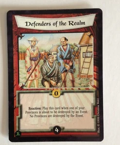 Defensores del Reino L5R Leyenda de los Cinco Anillos CCG Edición Perla - Imagen 1 de 1