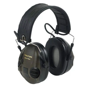 Peltor Sporttac Electronic Earmuff Green - Picture 1 of 6