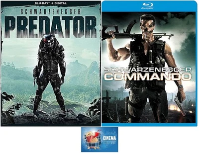 Arnold Schwarzenegger Action Double Feature Commando & Predator 2 Blu Ray Set - Image 1 of 4