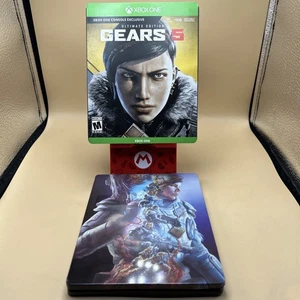 Gears 5: Ultimate Edition XBOX One COMPLETE Steelbook Case + Disc + Stickers ++ - Picture 1 of 12