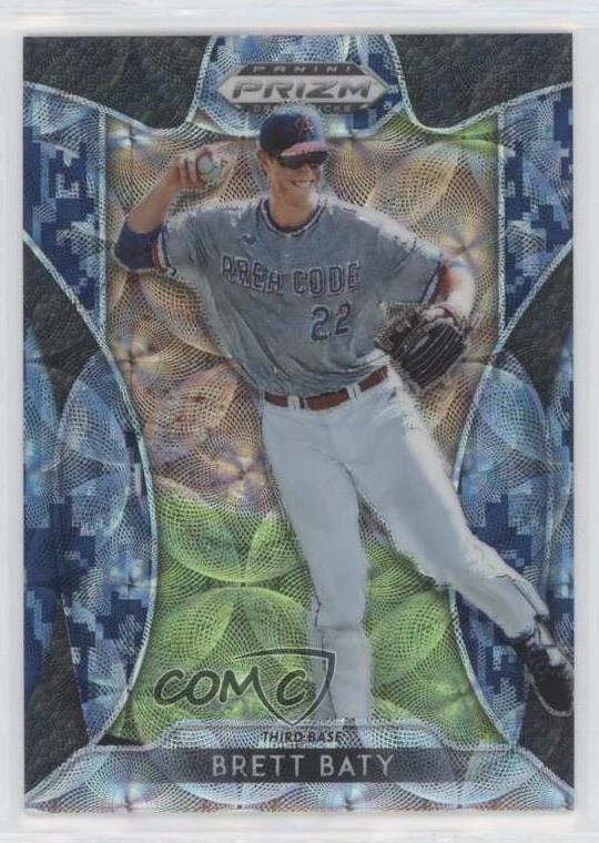 2019 Panini Prizm Draft Picks Camo Prizm /25 Brett Baty #16 - Image 1 of 2