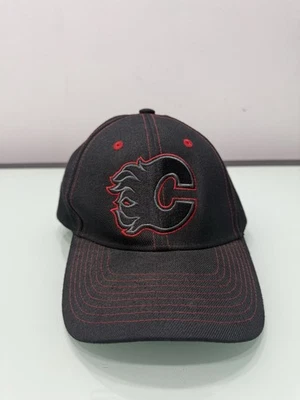 Gorra de béisbol Zephyr Calgary Flames Zephyr negra roja Foto 1 de 4