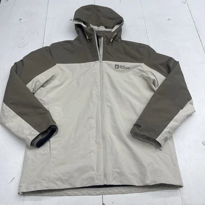 Chaqueta con Capucha Jack Wolfskin Taubenburg Texapore Beige Marrón 3 en 1 Para Hombre Talla L Foto 1 de 4