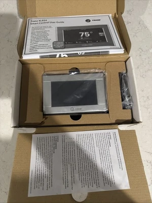 TRANE XL824 4.3 INCH SMART PROGRAMMABLE THERMOSTAT TOUCHSCREEN TCONT824AS52DBA - Image 1 of 4