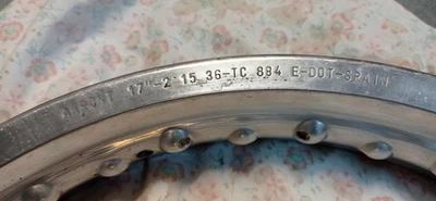 Cerchio 17x2,15" 36 Fori Akront Bollino Verde - Immagine 1 di 3