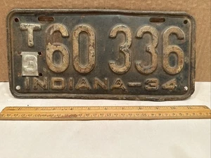 Indiana Truck 1934 matrícula T360 336 pintura original - Imagen 1 de 2
