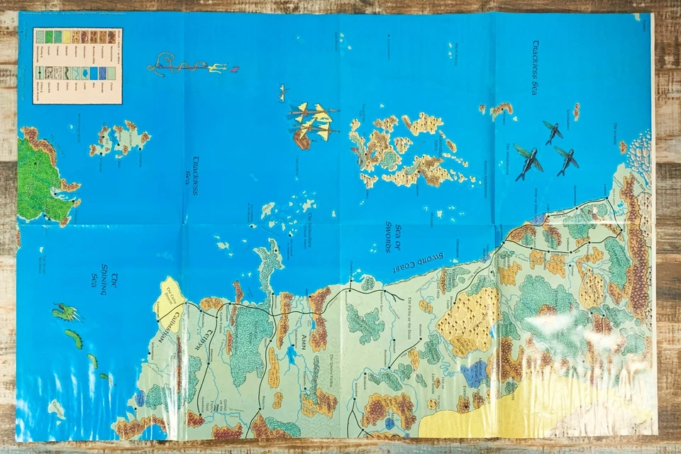 AD&D Advanced Dungeons & Dragons Map Only - Forgotten Realms Campaign Box Set - Image 1 of 1