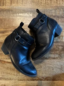 The Children’s Place Girls Short Black Zip Up Dress Boots Size 3 3Y Youth - Picture 1 of 4