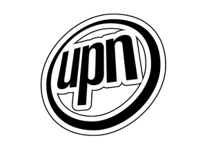 UPN TV Logo Retro 90s 2000s Custom Vinyl Die Cut Sticker 3.5x2.5 - Picture 1 of 1