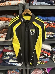 Y2K Adidas Columbus Crew Soccer Jersey Size Medium - Picture 1 of 3