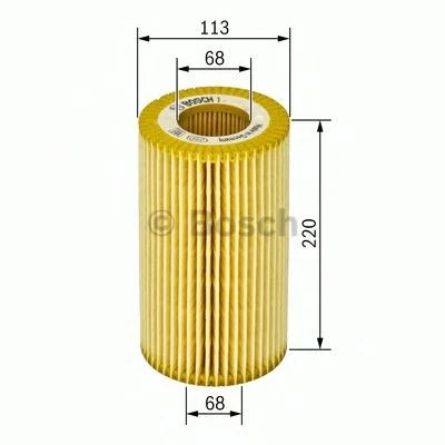Bosch Cv Oil Filter HGV Diameter 112.7mm F026407047 - Image 1 of 1