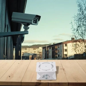 Support en métal de qualité pour installation facile et sécurisée pour caméra de vidéosurveillance - Photo 1/12