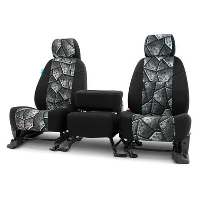 For Chevy Silverado 2500 HD 20-26 Seat Cover Neosupreme 1st Row Black & Armor Foto 1 de 4