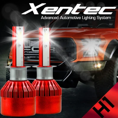 Kit de faros LED Cree H8 H9 H1 388W 38800LM 6000K bombilla antiniebla de haz bajo HID Foto 1 de 4